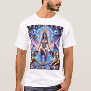 Cleopatra's Goddelijke Rijk De Gouden Godin T-shirt