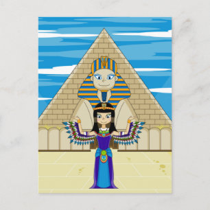 Cléopâtre à la Grande Carte Postale Sphinx