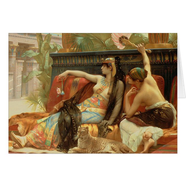 Cléopâtre ... Alexandre Cabanel ... art vintage (Devant Horizontal)