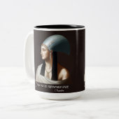 Cléopâtre, "Je ne serai pas triomphé," Mug (Devant gauche)