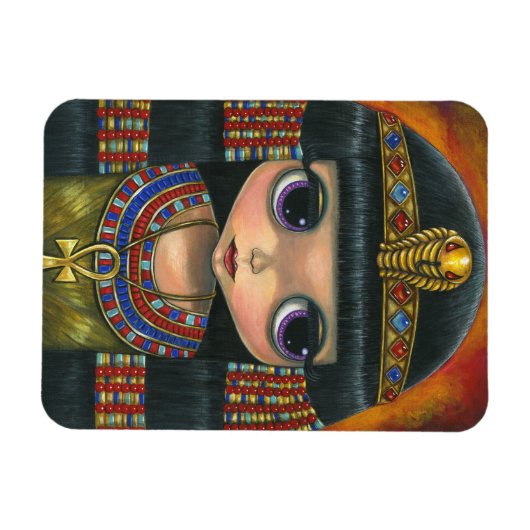 Cléopâtre Poupée Magnet Serpent Coiffure mignonne (Horizontal)