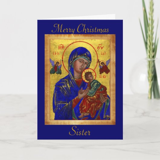 Clergy Kaart Vrolijk Kerstzusje (Voorkant)