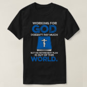Clergy T-shirt Funny Biblical Design Christelijk M (Design voorkant)