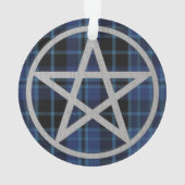 Clergy Tartan Pentacle Ornament (achterkant)