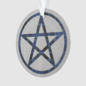 Clergy Tartan Pentacle Ornament (voorkant)