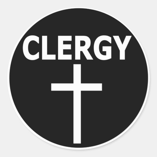 Clergy Window Sticker (Voorkant)