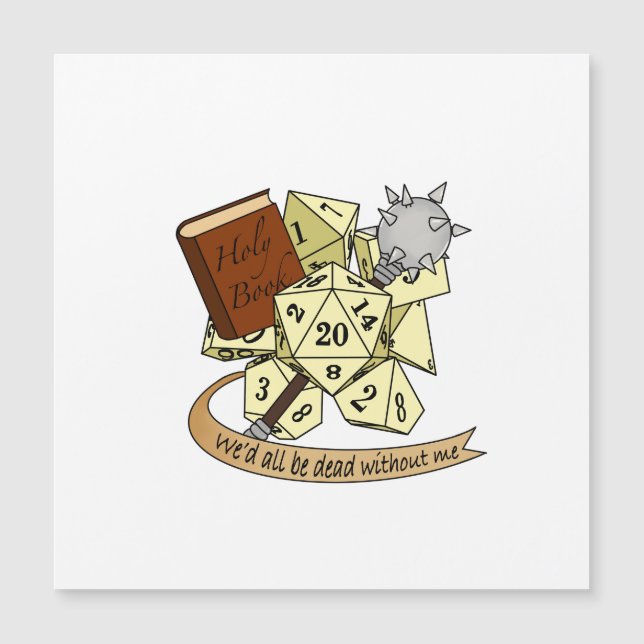 Cleric Dice Design (Voorkant)