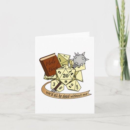 Cleric Dice Design (Voorkant)