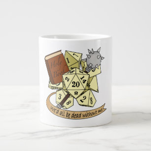 Cleric Dice Design Extra Grote Beker