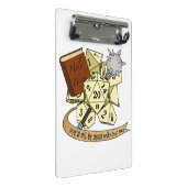 Cleric Dice Design Mini Klembord (Schuin)