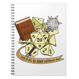 Cleric Dice Design Notitieboek