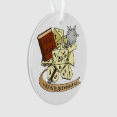 Cleric Dice Design Ornament (voorkant)