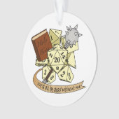 Cleric Dice Design Ornament (voorkant)