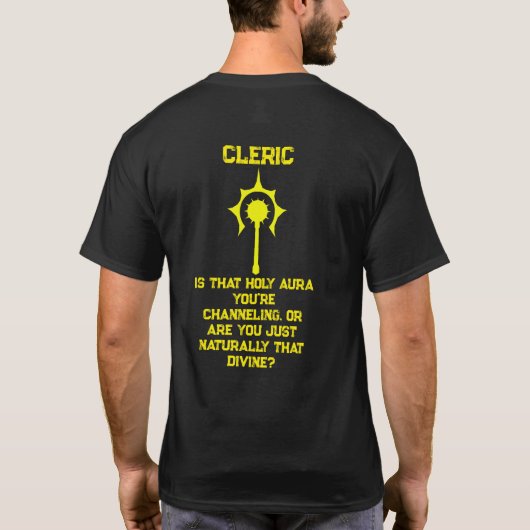 Cleric Pick-Up Line T-shirt (Achterkant)