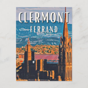 Clermont-Ferrand Photo Vintage Briefkaart