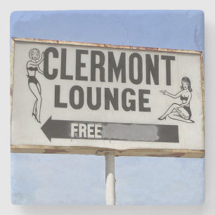 Clermont Lounge Atlanta Landmark Marble Onderzette Stenen Onderzetter