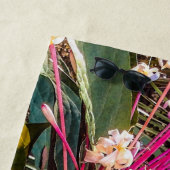 Clerodendrum Starburst Fleurs Plage Serviette (En situation)