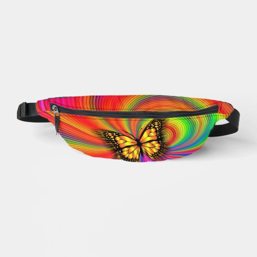 Clés colorées Flying Gold Butterfly Fanny Pack (Recto)