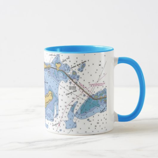 Clés de la Floride, longue tasse de café nautique (Droite)