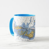 Clés de la Floride, tasse de café nautique (Devant gauche)