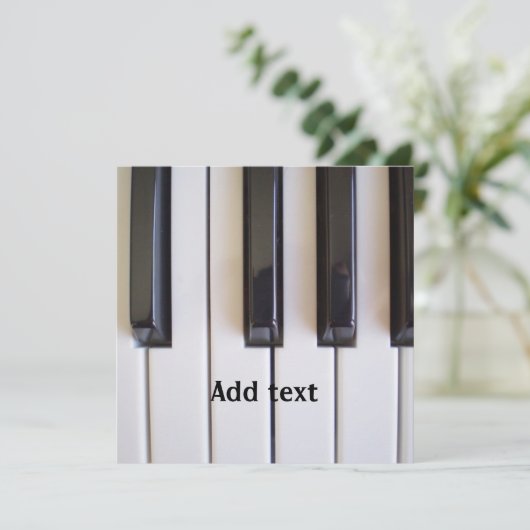 Clés de piano modèle (Debout devant)