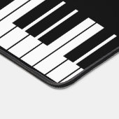 Clés de piano noir et blanc monogramme personnalis (Coin)