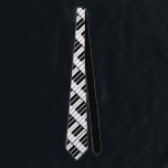 Clés de piano noir et blanc motif cravate<br><div class="desc">Clés de piano noir et blanc motif cravate pour pianiste. Accessoire élégant pour piano,  professeur de piano,  musicien,  professeur d'école de musique,  instructeur,  fête,  gala,  concert,  orchestre etc. Conception de clavier classique pour instruments de musique pour hommes et femmes.</div>