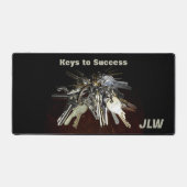 Clés de succès personnalisable Photographie noir (Recto)