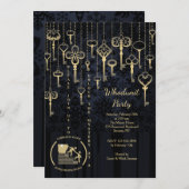 Clés de suspension - Invitation personnalisée (Devant / Derrière)