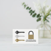 Clés et cadenas, Carte de visite Locksmith (Debout devant)
