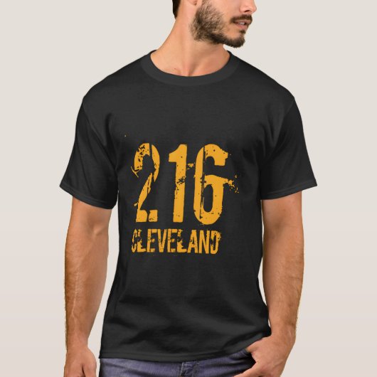 Cleveland 216 Indicatif régional Sweat - shirt à c (Devant)