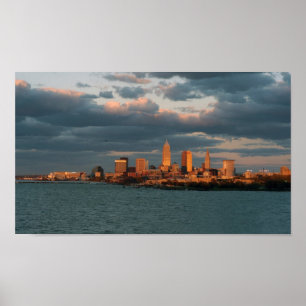 Cleveland A Glow Poster