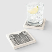 Cleveland Art Deco Onderzetter (Zijkant)