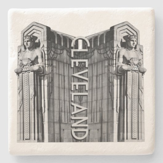 Cleveland Art Deco Onderzetter (Voorkant)