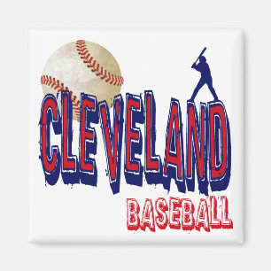 CLEVELAND BASEBALL MAGNEET
