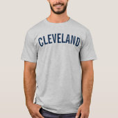 Cleveland Baseball T-Shirt Indians Tribe Shirt Man (Voorkant)