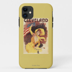 Cleveland Bicycles American Girl in Yellow iPhone 11 Hoesje