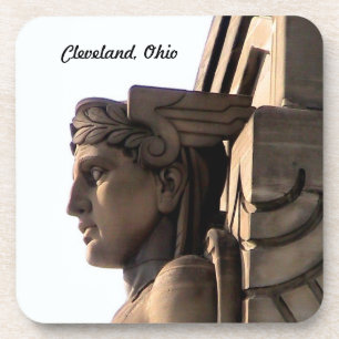 Cleveland Bridge Art Deco Cork Onderzetter