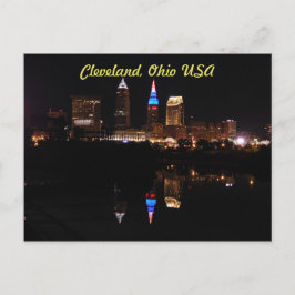 Cleveland, Briefkaart Ohio USA (River Reflection)