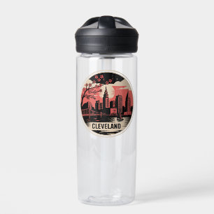 Cleveland City Ohio Verenigde Staten Waterfles
