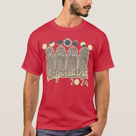 Cleveland Eclipseland T-shirt (rood) (Voorkant)