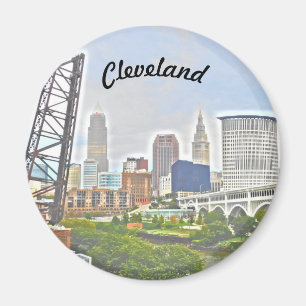 Cleveland Essence (River Bank View) magneet