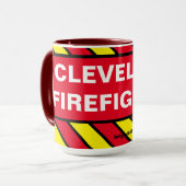 CLEVELAND FIREFIGHER MUG (Devant gauche)