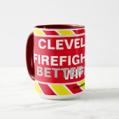 CLEVELAND FIREFIGHTER'S BETER HALF WIFE MOK (Voorkant links)