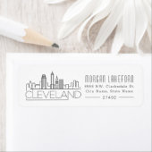 Cleveland gestileerde skyline | etiket (Insitu)