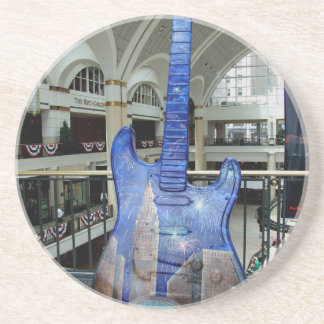 Cleveland Guitar III Zandsteen Onderzetter