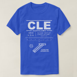 Cleveland Hopkins International Airport CLE T-shirt