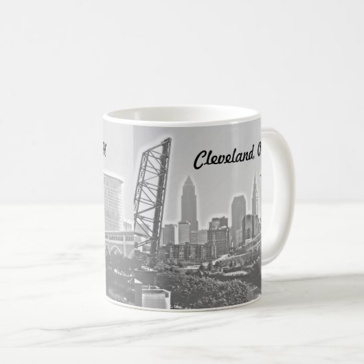 Cleveland Impressions B&W Mug (Devant droit)