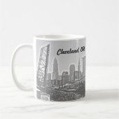 Cleveland Impressions B&W Mug (Gauche)