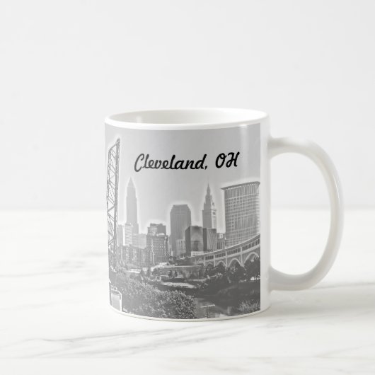 Cleveland Impressions B&W Mug (Droite)